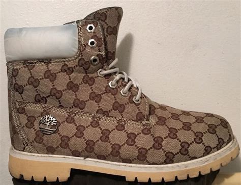 gucci braid boots men|Gucci timberland boots for sale.